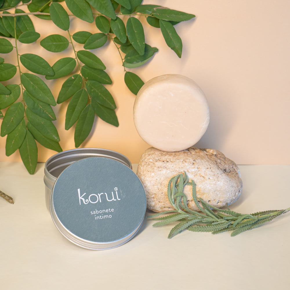 Latinha para sabonete íntimo sólido em barra