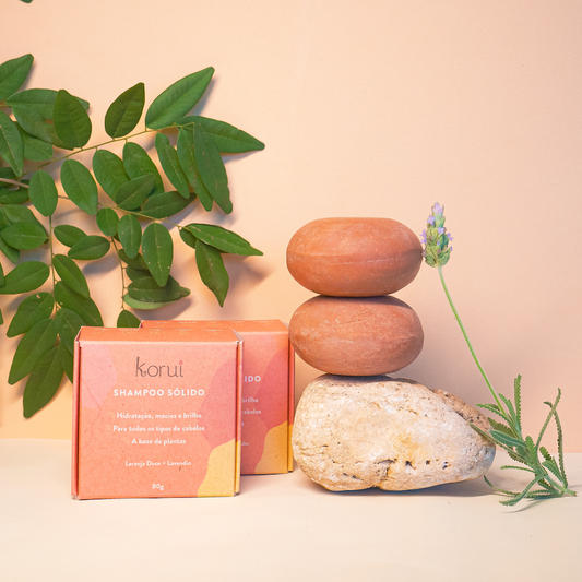 Kit 2 shampoos sólidos em barra