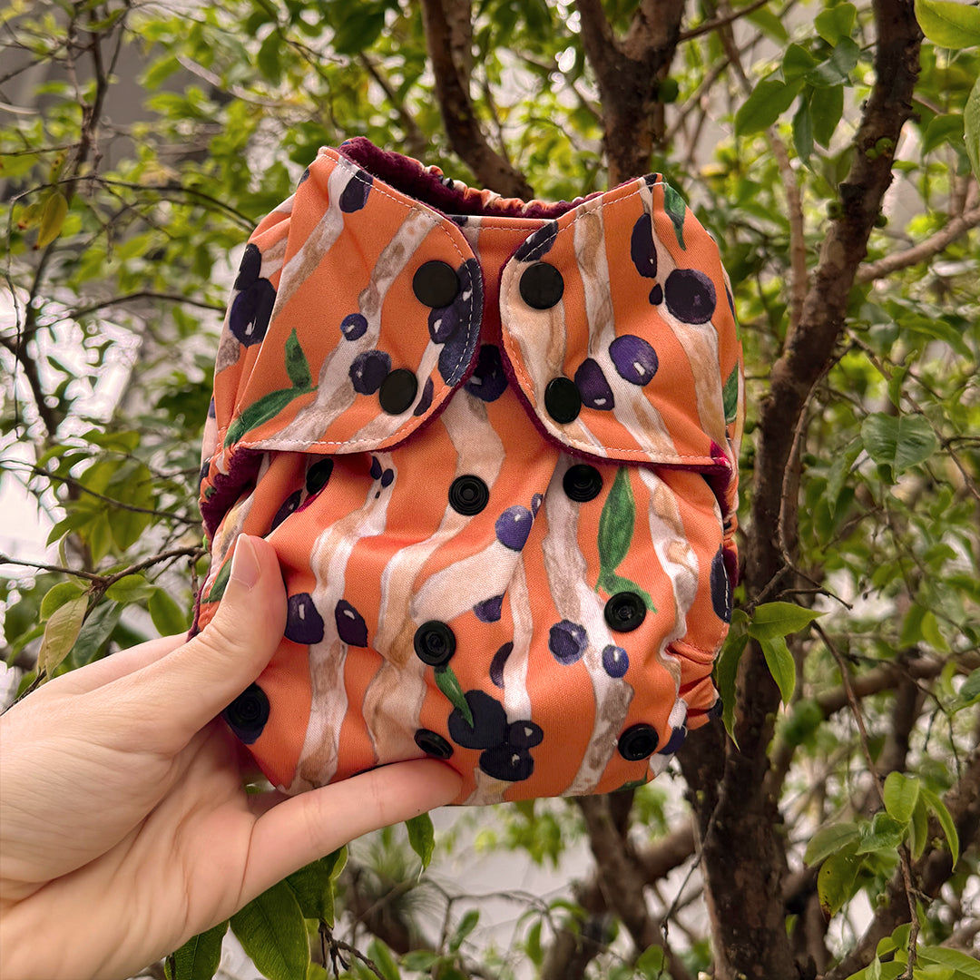 Fralda Reutilizável de Pano - Jabuticaba