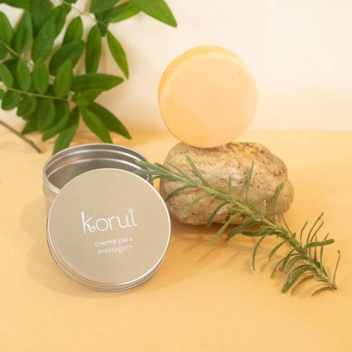 Kit Creme para Massagem + Latinha Korui