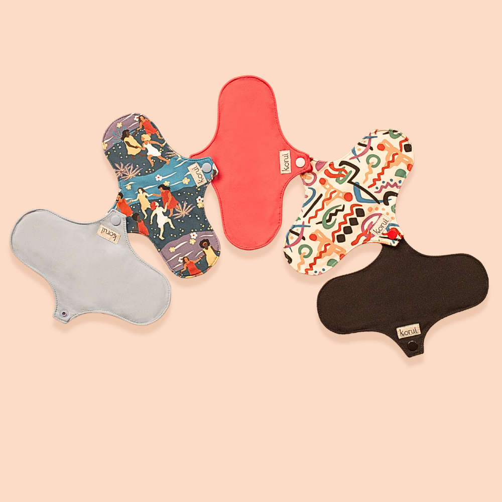 Kit Absorventes Reutilizáveis - Normais (5 normais)