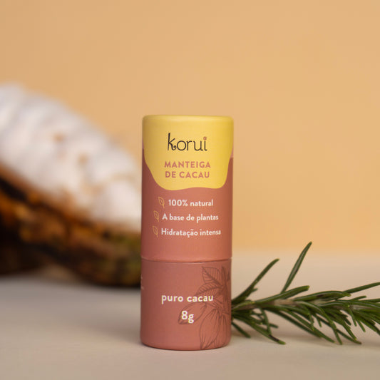 Manteiga de cacau balm labial hidratante - Puro Cacau