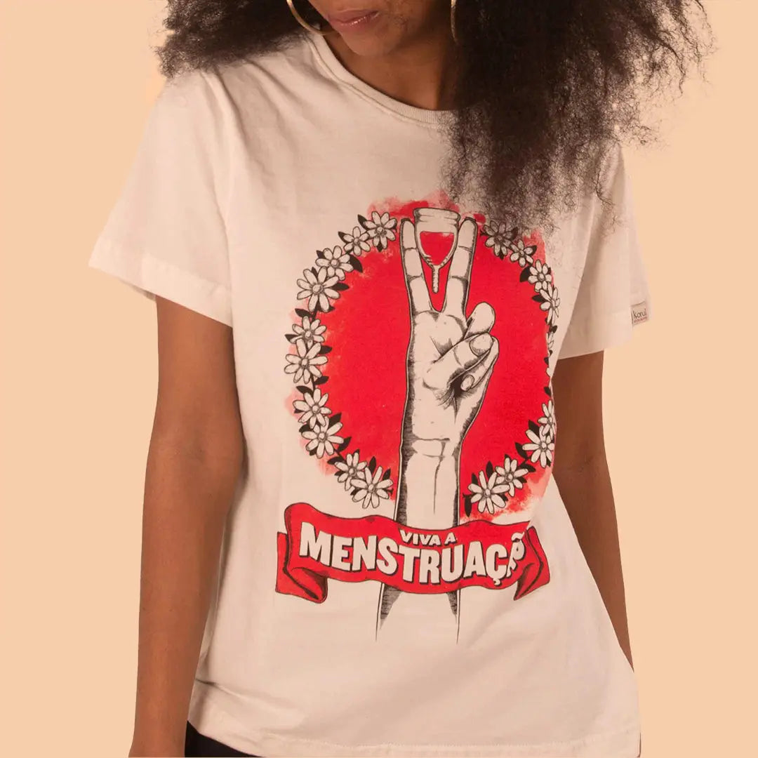 Camiseta Korui - Viva a Menstruação Korui