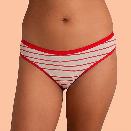 Calcinha Absorvente Básica- Branca e Vermelha