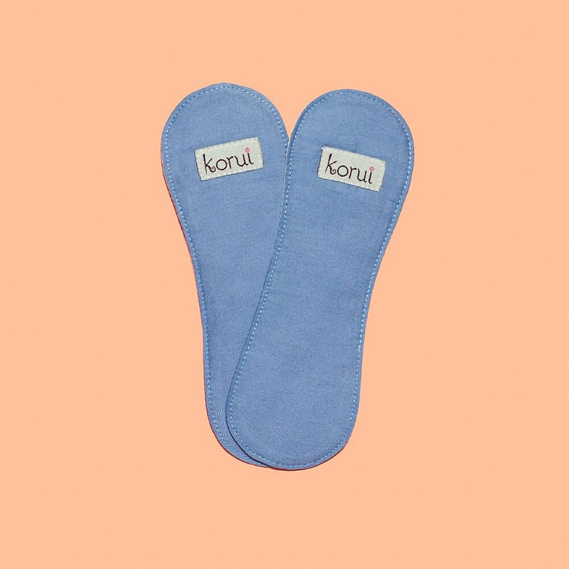 Protetor de Calcinha sem abas Korui - Água (2 unidades)