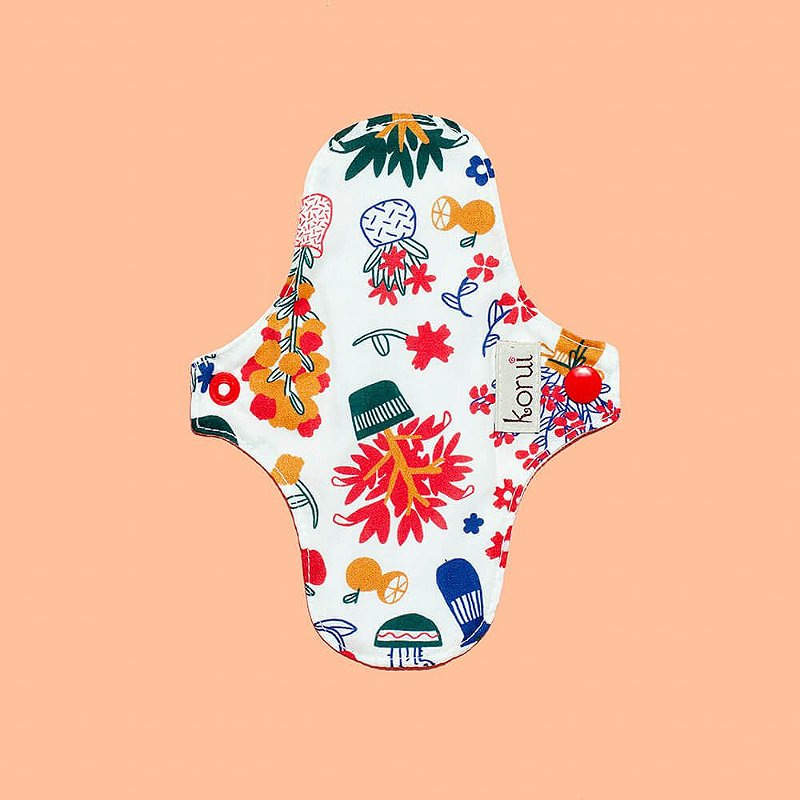 Protetor de Calcinha com abas Korui - Jardim