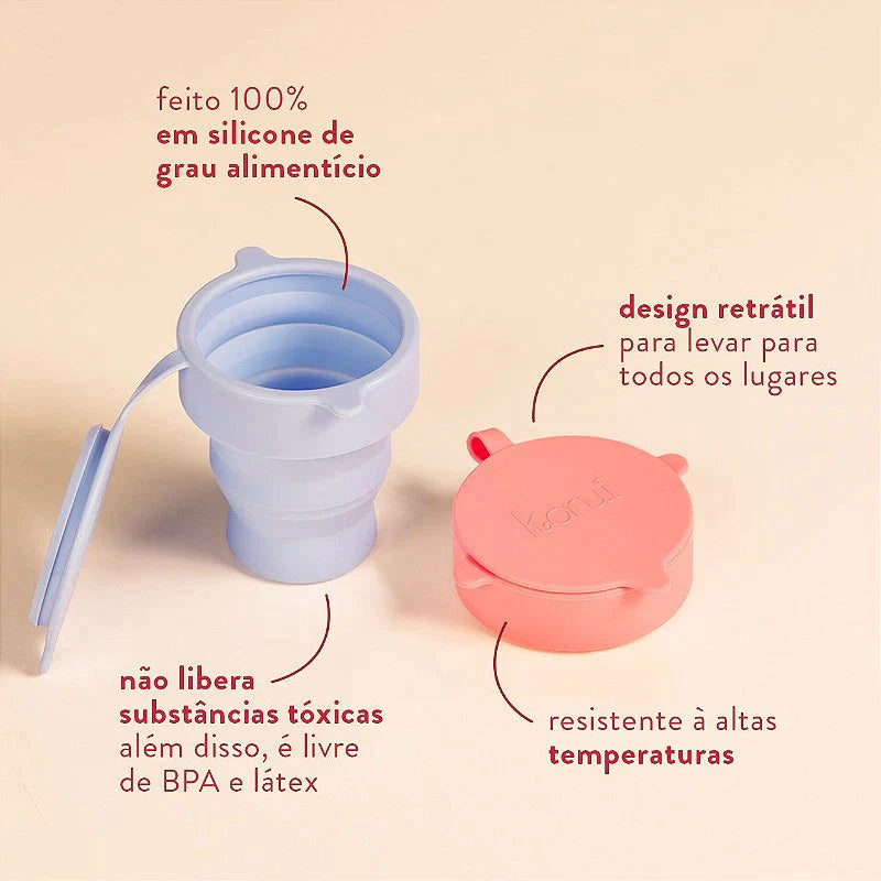 Kit Coletor Menstrual Flor de Cerejeira e Panela Esterilizadora