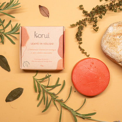 Leave in Modelador Natural Sem Enxágue Sólido em Barra