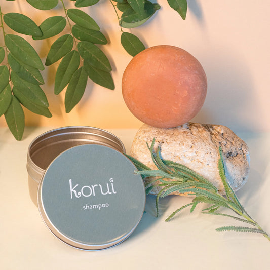 Kit Shampoo Sólido + Latinha Korui