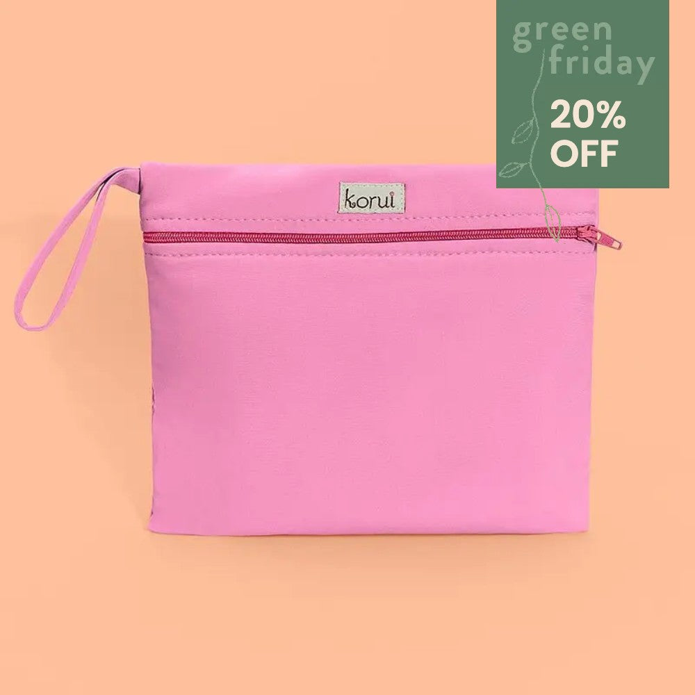 Bolsa Necessaire Impermeável Grande - Ágata Rosa Korui