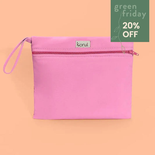 Bolsa Necessaire Impermeável Grande - Ágata Rosa Korui