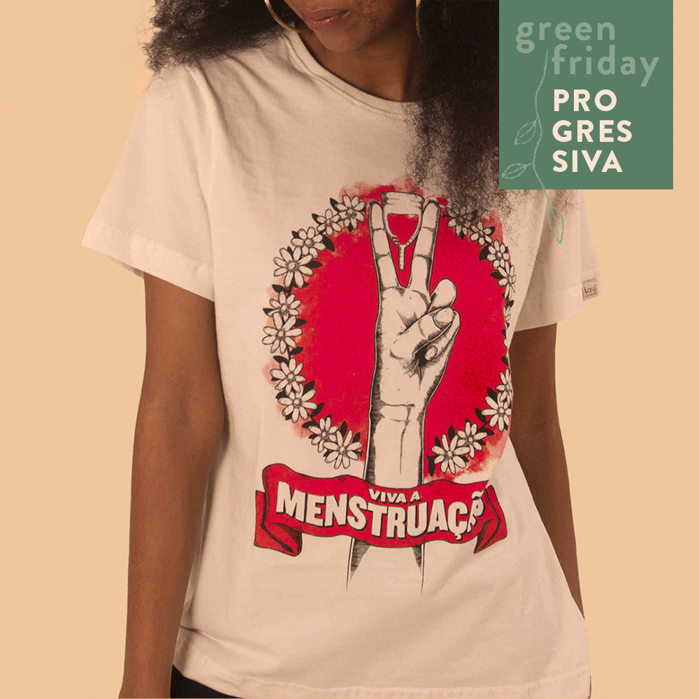 Camiseta Korui - Viva a Menstruação