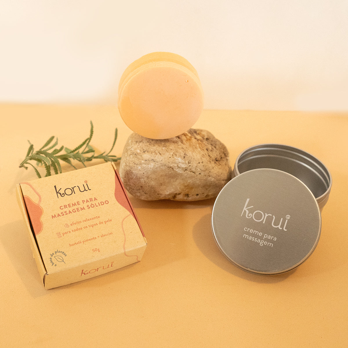 Kit Creme para Massagem + Latinha