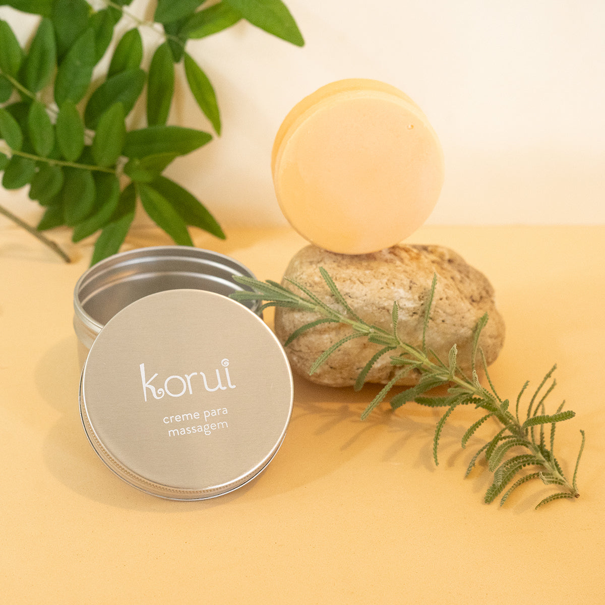 Kit Creme para Massagem + Latinha