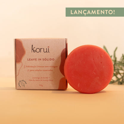 Leave in Modelador Natural Sem Enxágue Sólido em Barra