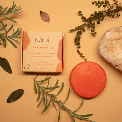 Leave in Modelador Natural Sem Enxágue Sólido em Barra