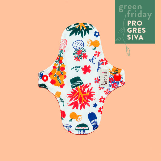 Protetor de Calcinha com abas Korui - Jardim