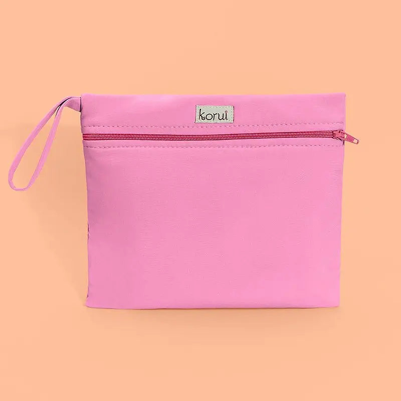 Bolsa Necessaire Impermeável Grande - Ágata Rosa - Korui